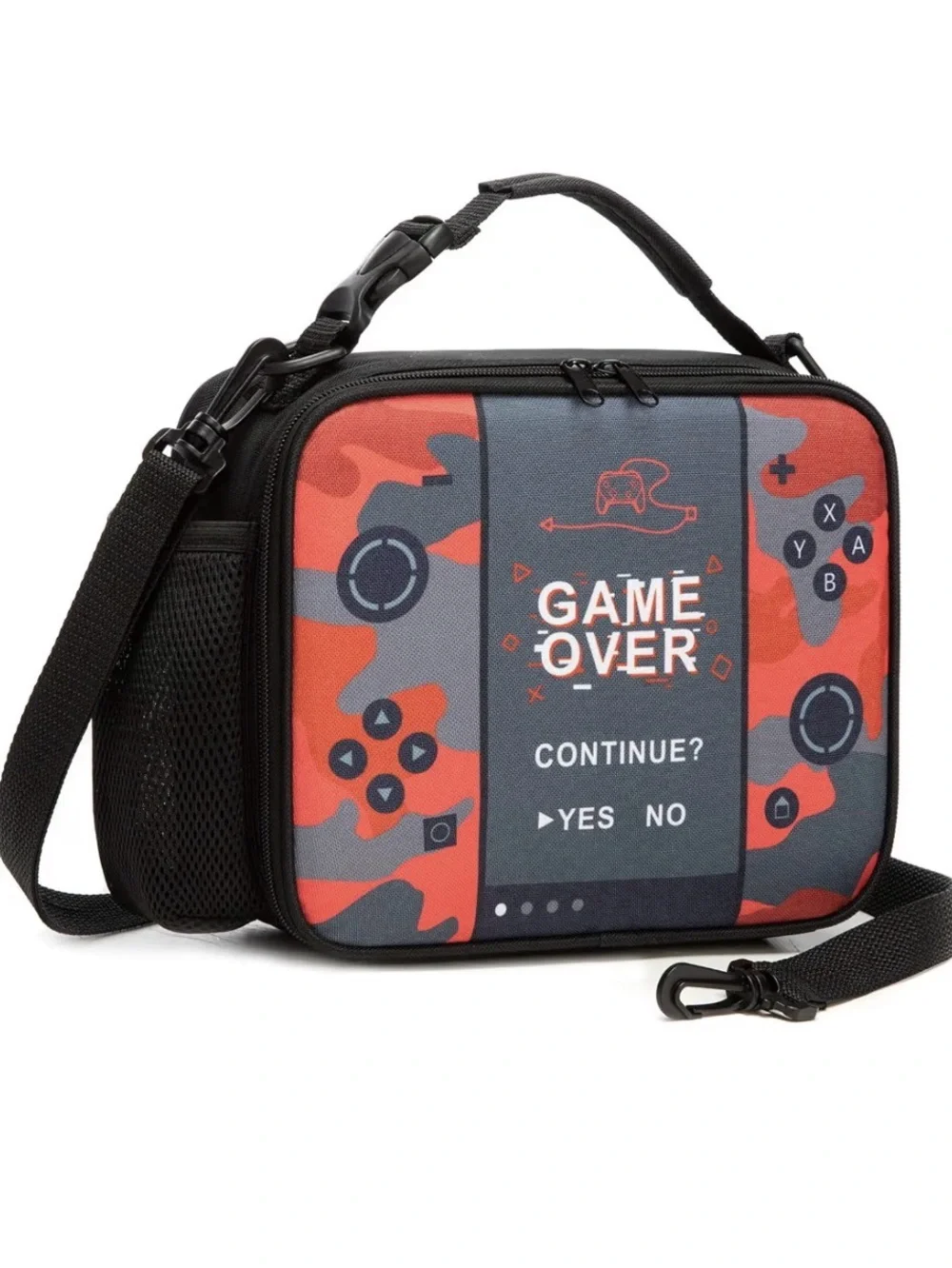 Kids insulated lunch bag - red
